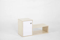 چوب بلوط سفید L شکل مبلمان مدرن چوب مبلمان کابینه با کشو و 2 قفسه