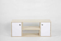 چوب بلوط سفید L شکل مبلمان مدرن چوب مبلمان کابینه با کشو و 2 قفسه
