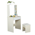 غرفه آرایش غواصی دود سفید با آینه / مخفی کابینت