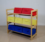 صندلی اسباب بازی مبلمان اتاق کودک با ارتفاع 60 سانتی متری با 9 صندوق ذخیره سازی پارچه