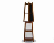 14.7 کیلوگرم MDF صفحه اصلی چوب مبلمان اتاق خواب قفسه های ذخیره سازی با آینه متحرک / قلاب
